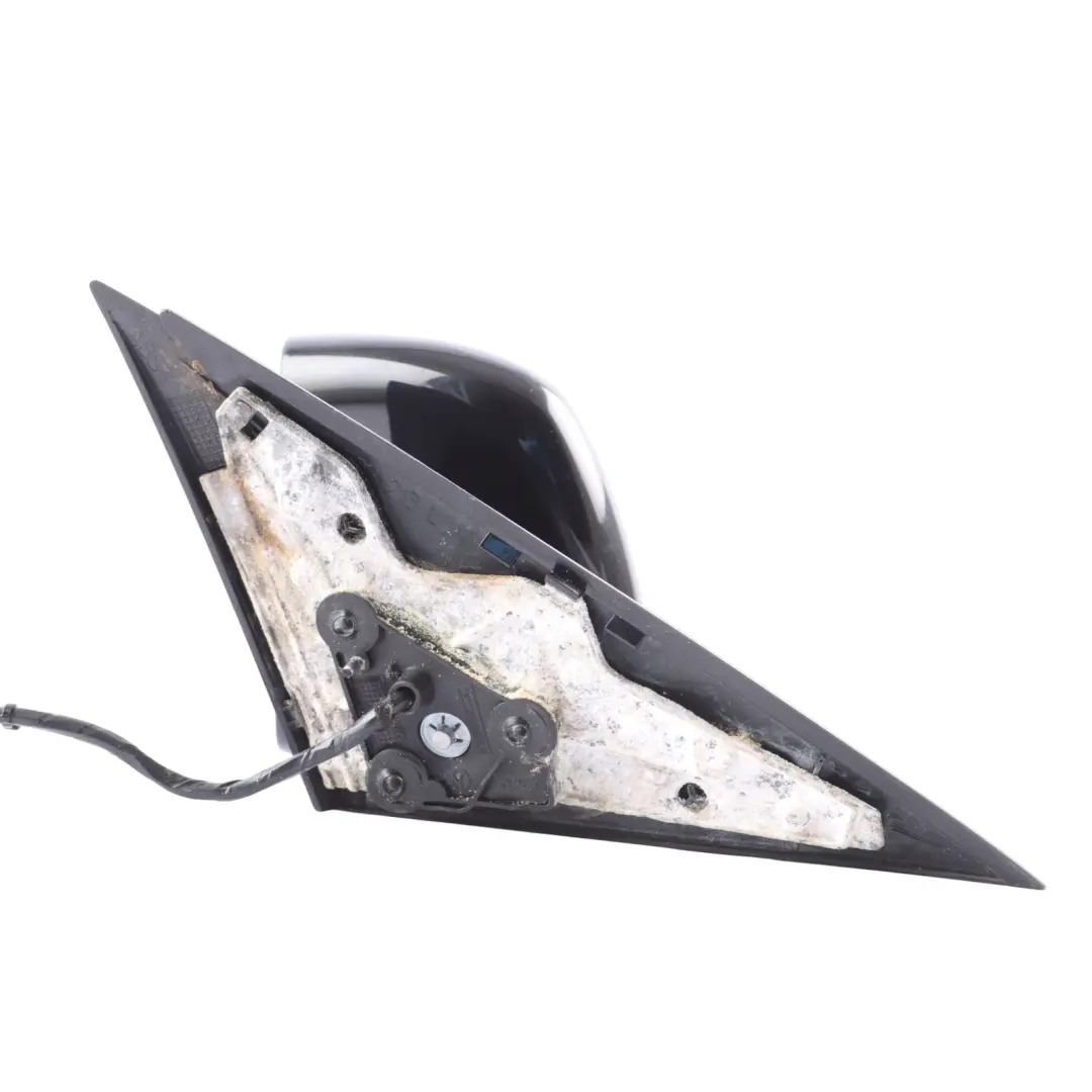 Mercedes W221 Door Wing Mirror Electric Left N/S Obsidian Black - 197 - SKU RHD-A2218101176-OB - Part number A2218101176