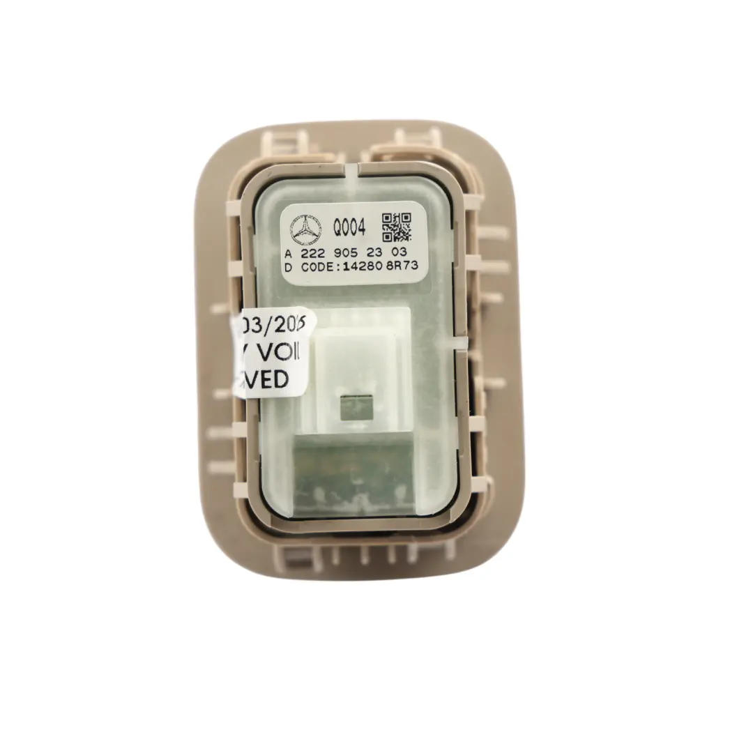 Bootlid Open Switch Push Button Beige to Mercedes C205 C253 Tailgate with Part number A2229052303 Mercedes C205 C253 Tailgate Bootlid Open Switch Push Button Beige - SKU RHD-A2229052303-1 - Part number A2229052303