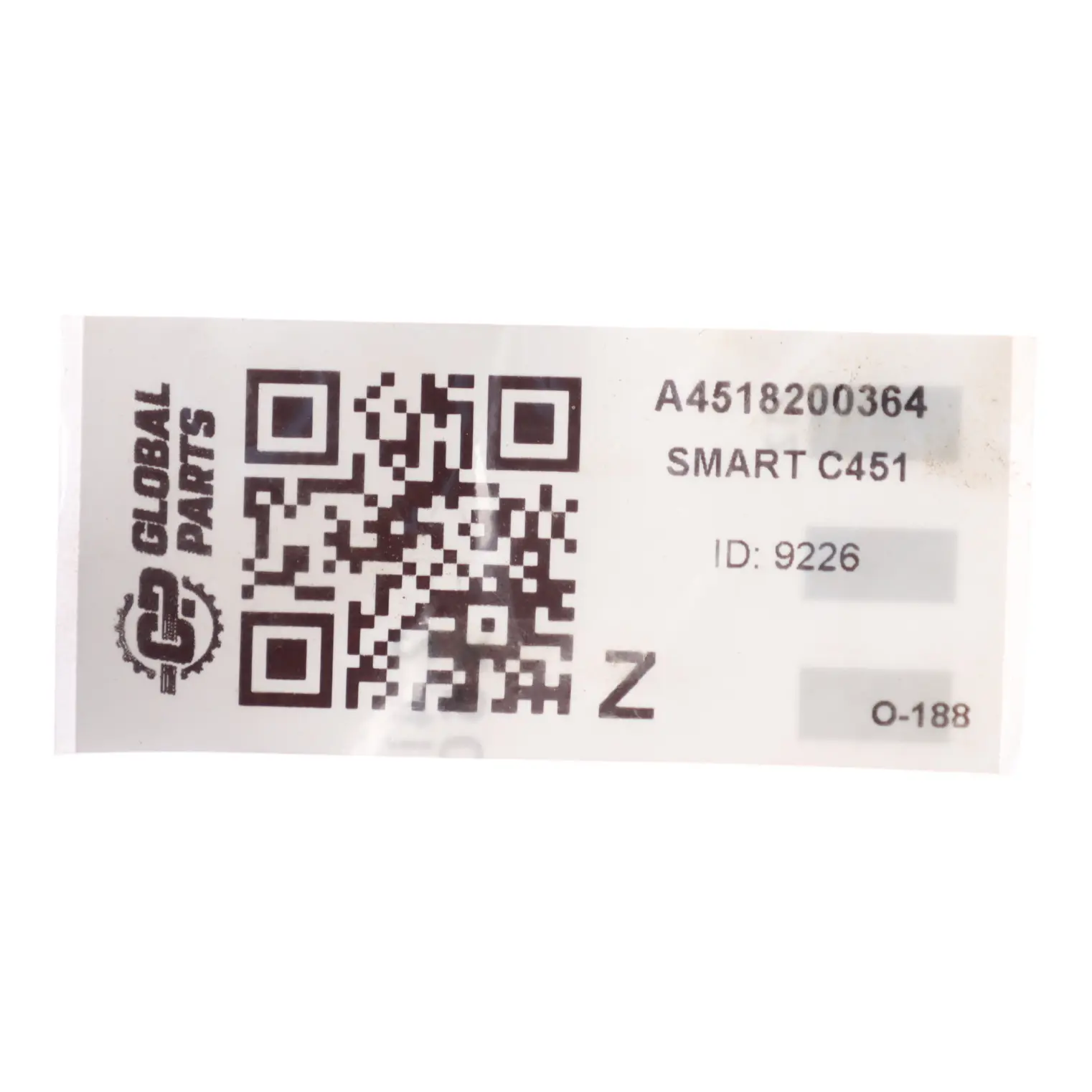 Smart W451 Rear Tail Light Lamp Left N/S A4518200364