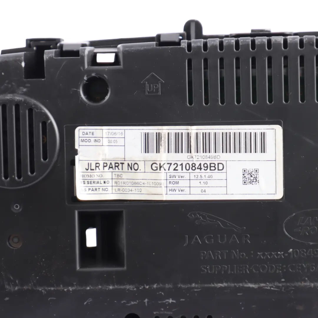 Land Rover Discovery Sport L550 Manual Diesel Speedometer Speedo - SKU RHD-GK72-10849-BD - Part number GK72-10849-BD