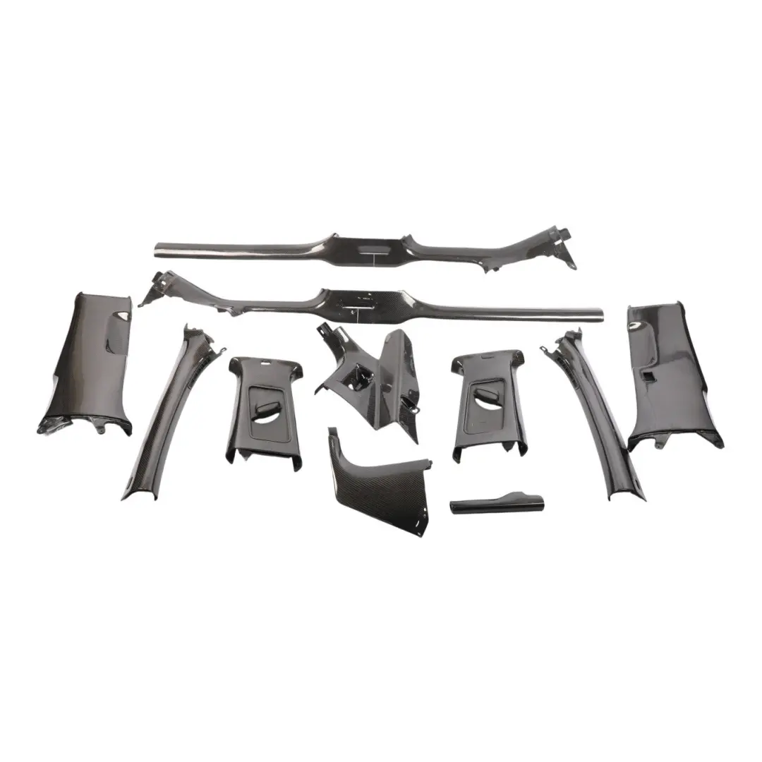 VW Golf Mk7 Interior Lining Trims Pillars Headlining Cover Front Rear Set Carbon - SKU RHD-GOLF-5K-SET - Part number GOLF-5K-SET