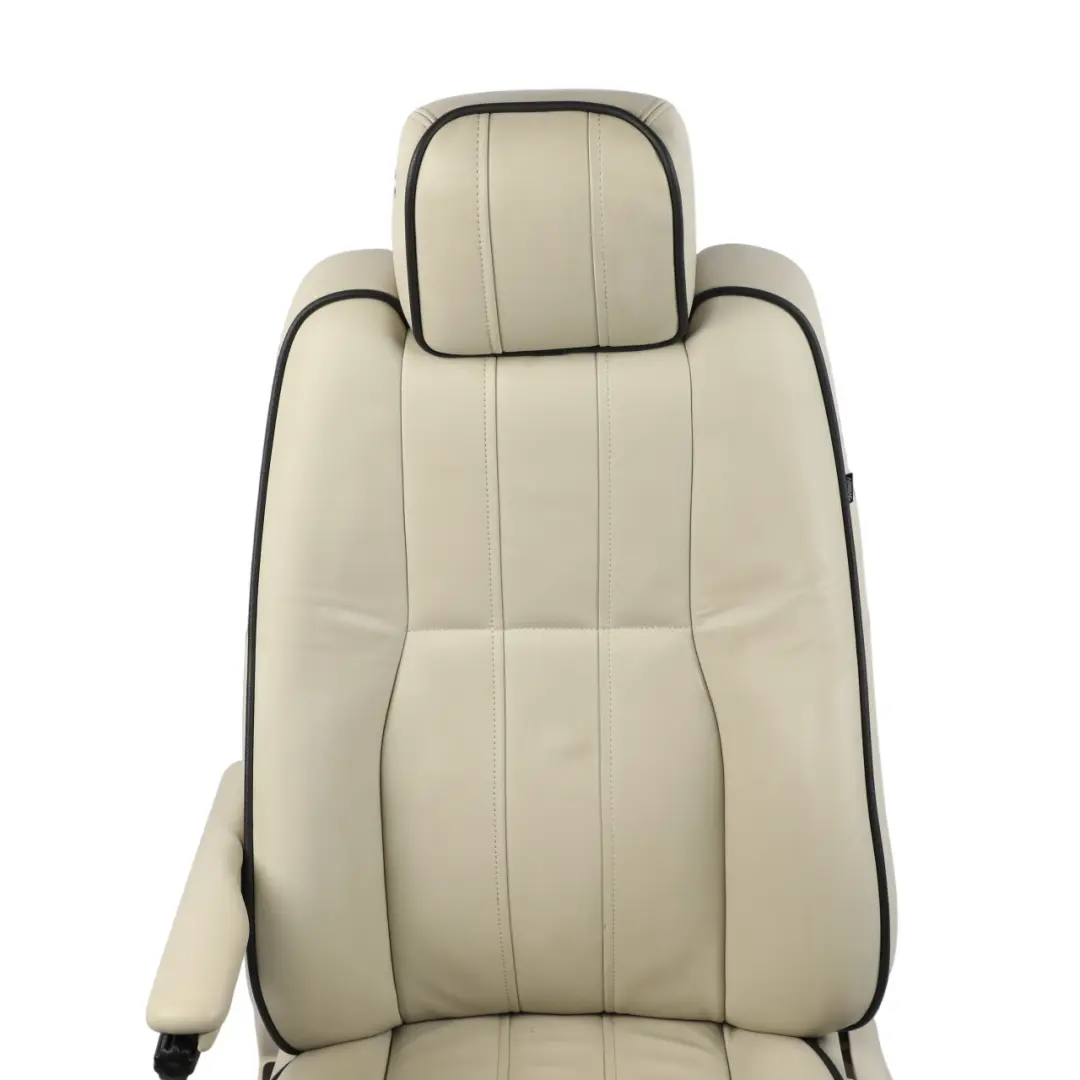 Range Rover L322 Front Seat Heated Electric Leather Ivory Left N/S - SKU RHD-HBA501570WTM - Part number HBA501570WTM