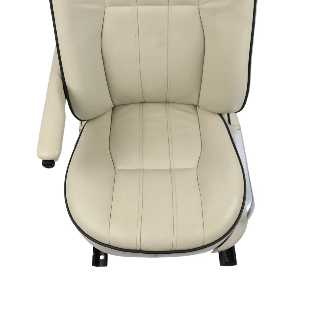 Range Rover L322 Front Seat Heated Electric Leather Ivory Left N/S - SKU RHD-HBA501570WTM - Part number HBA501570WTM
