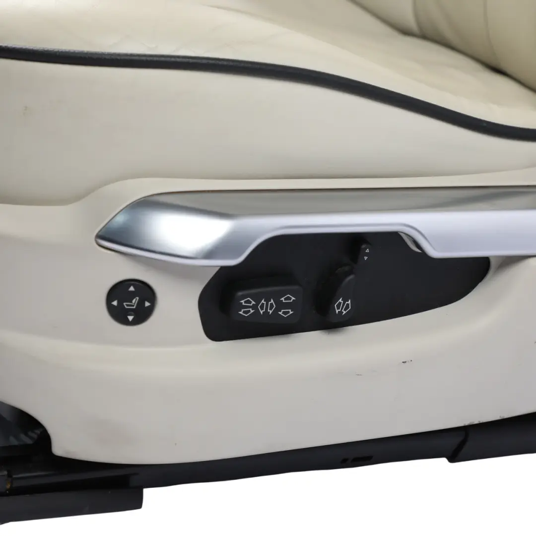 Front Seat Heated Electric Leather Ivory Left N/S to Range Rover L322 with Part number HBA501570WTM Range Rover L322 Front Seat Heated Electric Leather Ivory Left N/S - SKU RHD-HBA501570WTM - Part number HBA501570WTM