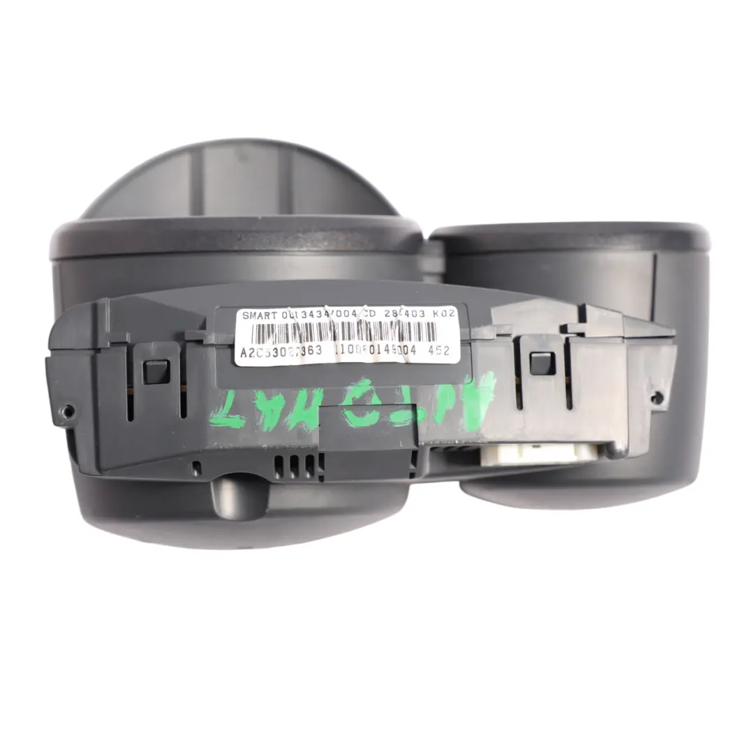 Smart 452 Roadster Instrument Cluster Clocks Petrol Automatic - SKU RHD-Q0013434V004 - Part number Q0013434V004