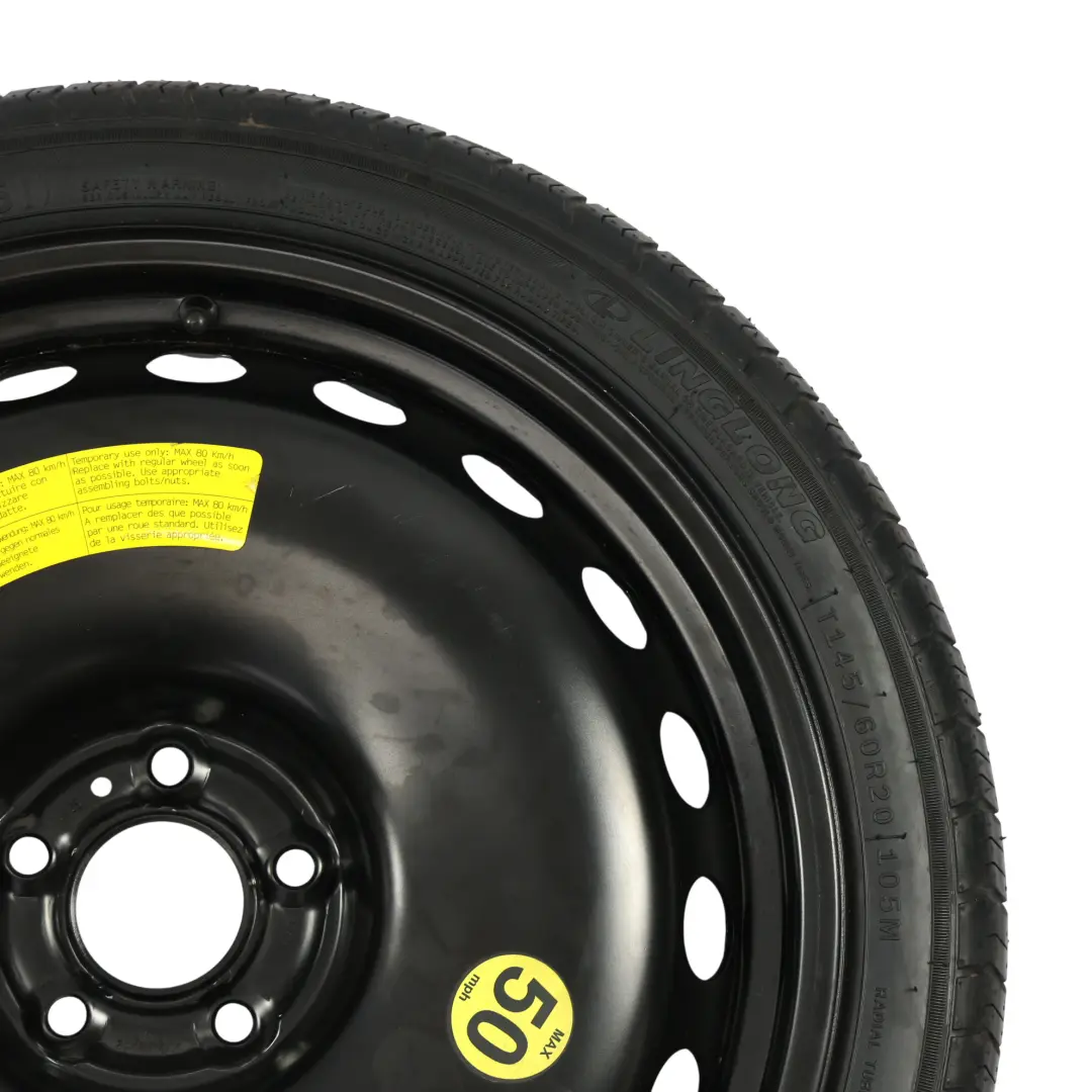  Roue De Secours Jante Acier 145/60 R20 ET17 4,5J 20" - SKU SPAREWHEEL - Numéro de pièce SPAREWHEEL