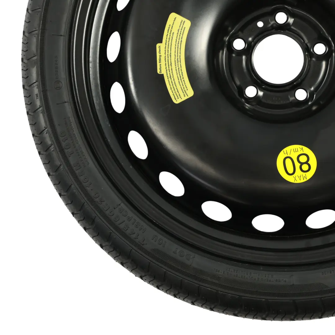 Spare Wheel Steel Rim 145/60 R20 ET17 4.5J 20" to with Part number SPAREWHEEL Spare Wheel Steel Rim 145/60 R20 ET17 4.5J 20" - SKU SPAREWHEEL - Part number SPAREWHEEL