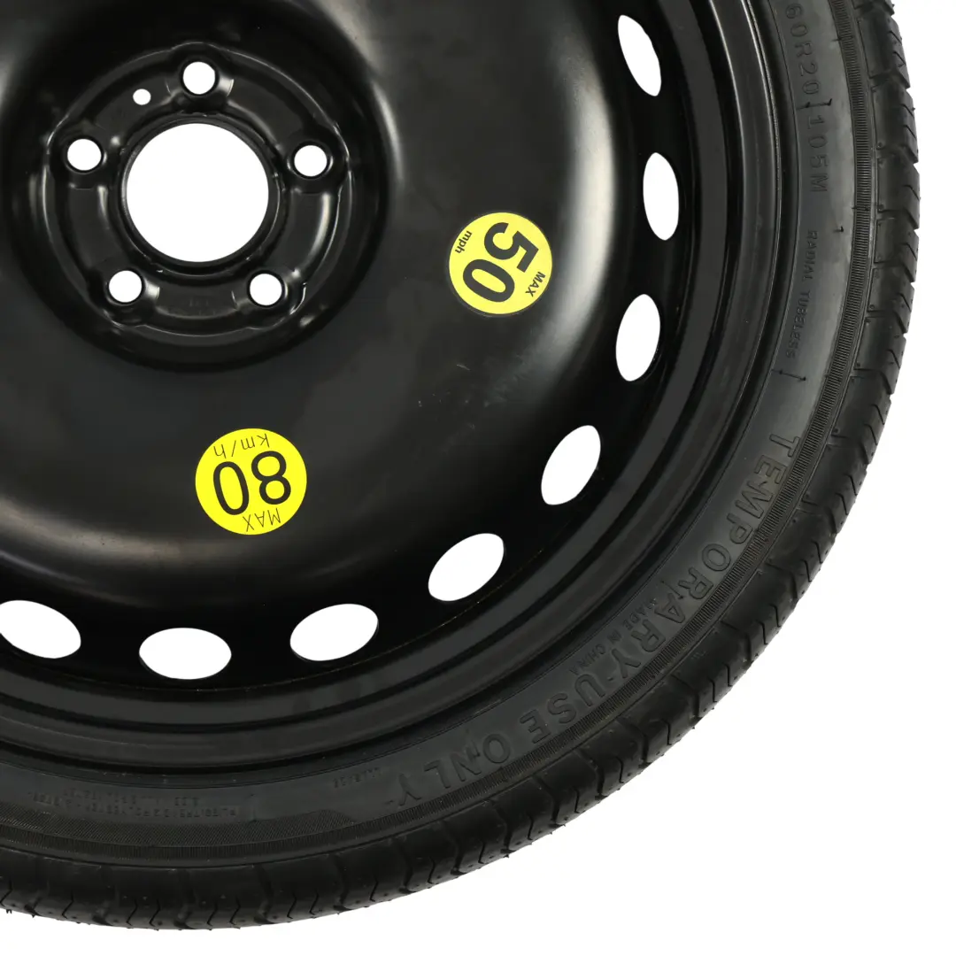 Roue De Secours Jante Acier 145/60 R20 ET17 4,5J 20" pour à propos du numéro de pièce SPAREWHEEL Roue De Secours Jante Acier 145/60 R20 ET17 4,5J 20" - SKU SPAREWHEEL - Numéro de pièce SPAREWHEEL