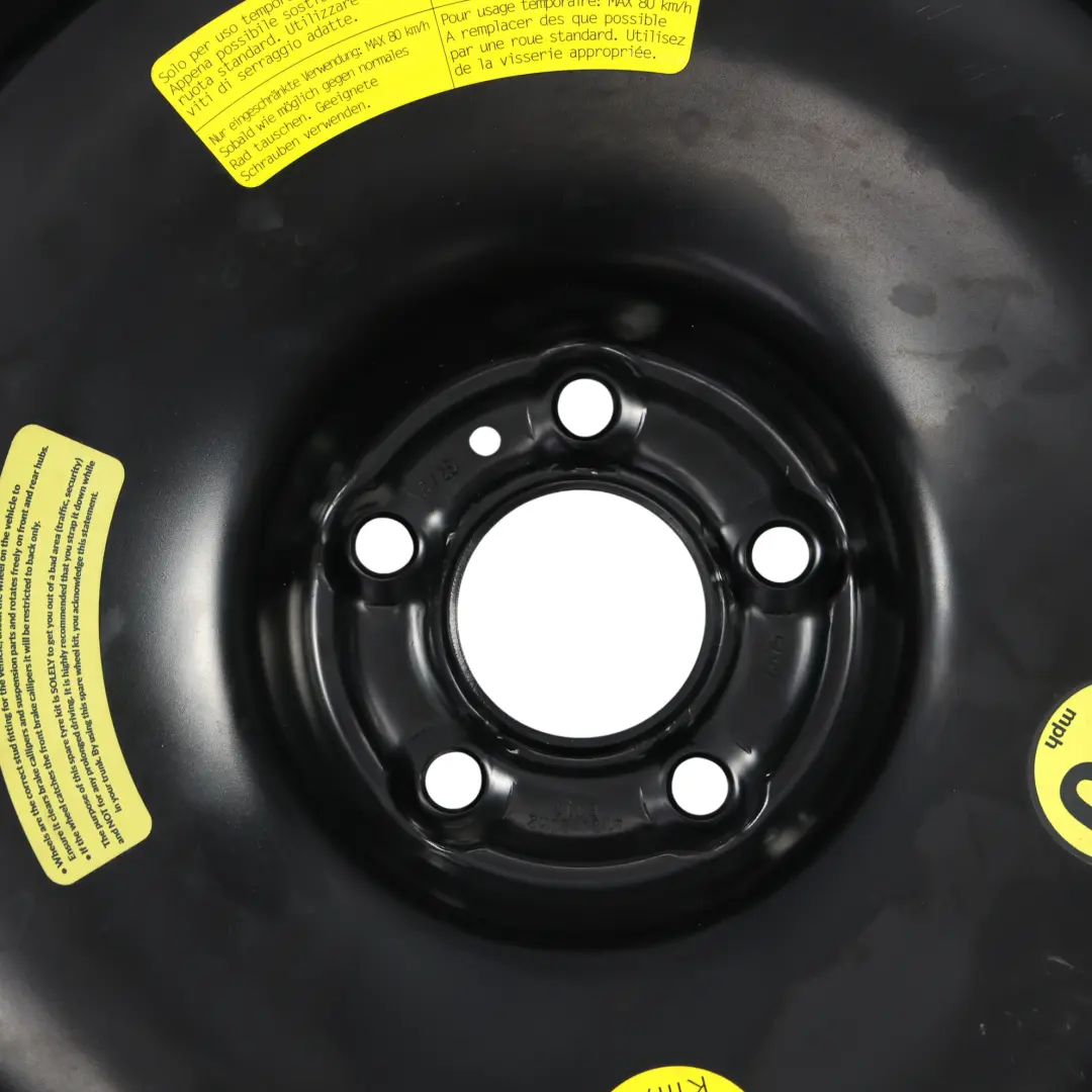  Felga Stalowa Koło Zapasowe Dojazdowe 145/60 R20 ET17 4.5J 20" - SKU SPAREWHEEL - Numer Części SPAREWHEEL