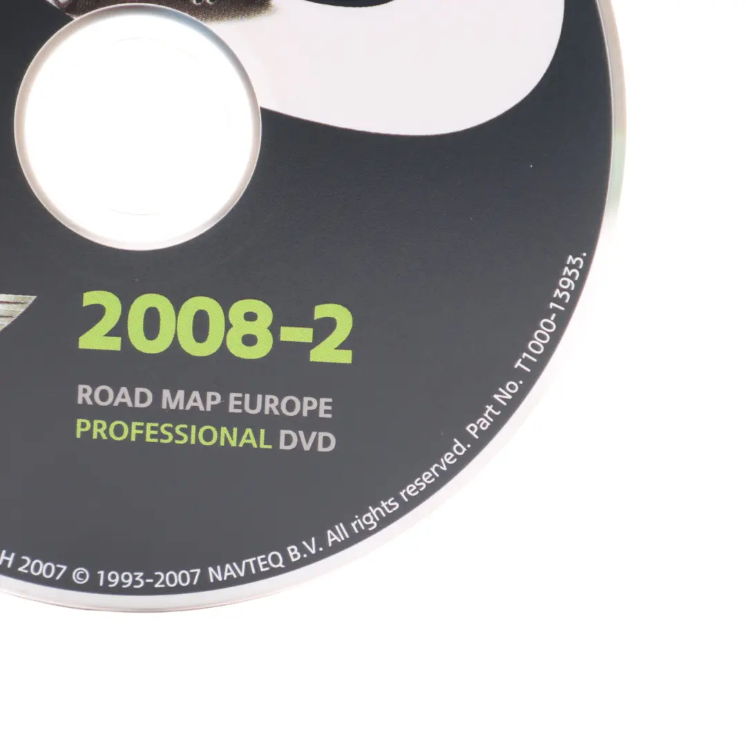 Mini Cooper S R56 Road Map Europe Professional 2008-2 - SKU T1000-13933 - Part number T1000