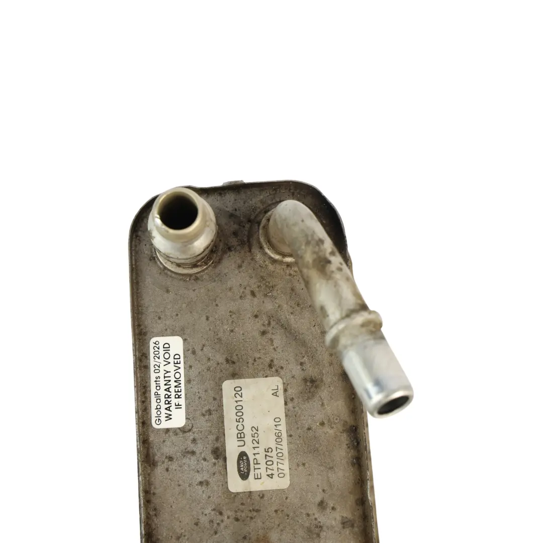 Transmission Gearbox Oil Cooler 3.6 Diesel to Range Rover L322 Automatic with Part number UBC500120 Range Rover L322 Automatic Transmission Gearbox Oil Cooler 3.6 Diesel - SKU UBC500120 - Part number UBC500120