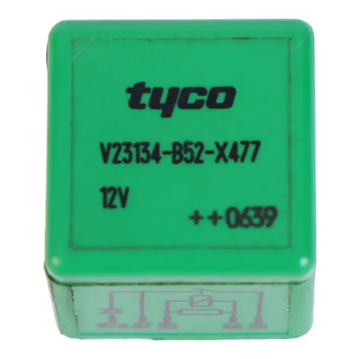 Conditioning Control Relay to Porsche Cayman 987 Boxster Air with Part number V23134-B52-X477 Porsche Cayman 987 Boxster Air Conditioning Control Relay - SKU V23134-B52-X477 - Part number V23134-B52-X477