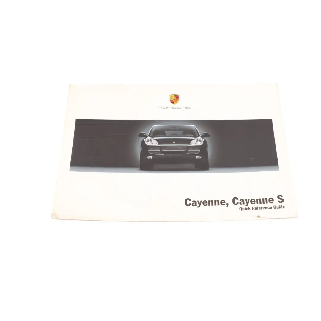 Porsche Cayenne 9PA Service Booklet Owner's Handbook Guide Pouch Case Wallet - SKU WKD94812004 - Part number WKD94812004