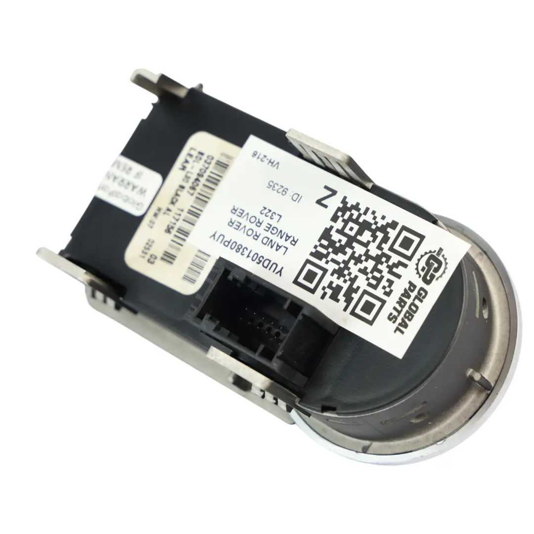 Land Rover Range Rover L322 Scheinwerfer Schalter Panel Taste - SKU YUD501380PUY - Teilenummer YUD501380PUY
