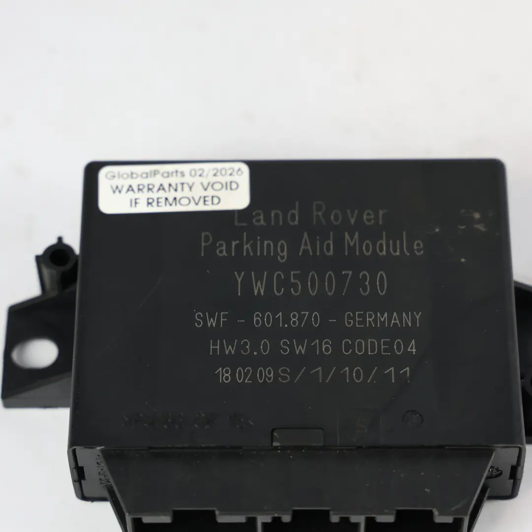 Parking Sensor Control Module to Land Rover Discovery 3 L319 with Part number YWC500730 Land Rover Discovery 3 L319 Parking Sensor Control Module - SKU YWC500730 - Part number YWC500730