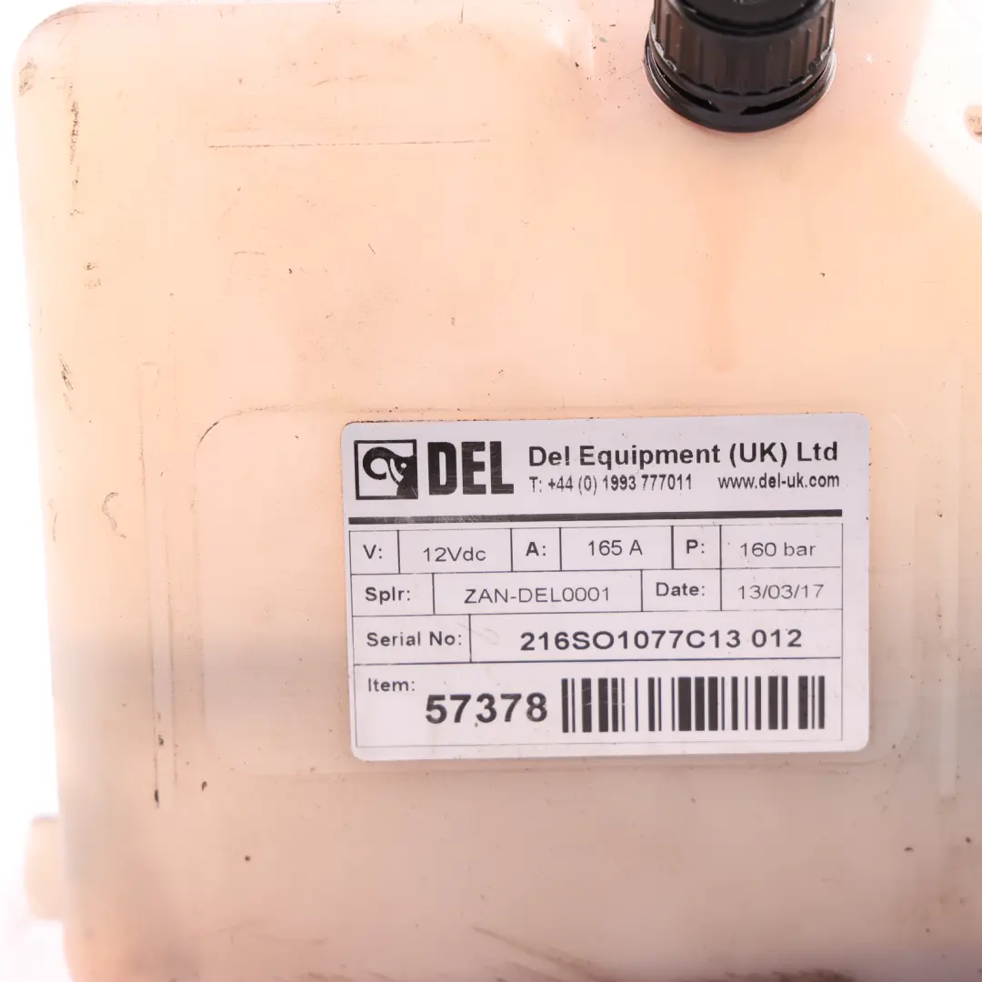 Tail Lift Hydraulic Pump Unit 12V 160 bar to Mercedes Sprinter W906 with Part number ZAN-DEL-0001 Mercedes Sprinter W906 Tail Lift Hydraulic Pump Unit 12V 160 bar - SKU ZAN-DEL-0001-1 - Part number ZAN-DEL-0001