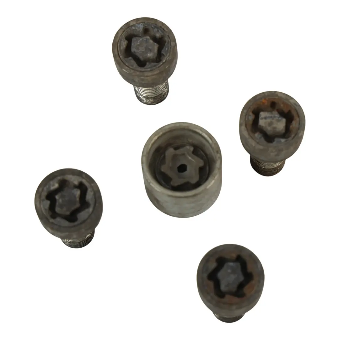 Volkswagen Tiguan 5N Sicherheits Radschloss Bolzen Kit M14x1.5 - SKU 000071597-1 - Teilenummer 000071597