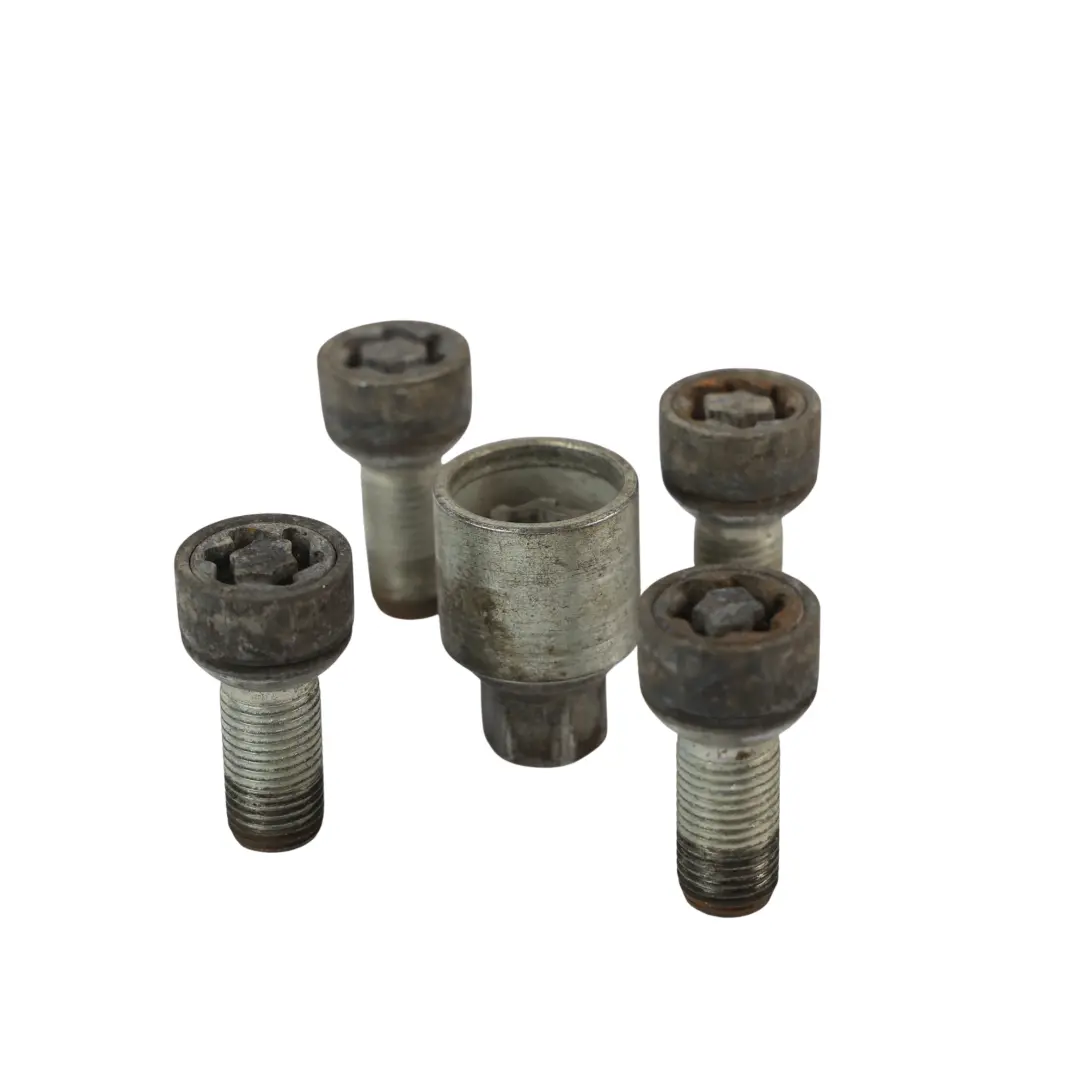 Kit Bulloni Sicurezza Ruote M14x1.5 per Volkswagen Tiguan 5N con numero di parte 000071597 Volkswagen Tiguan 5N Kit Bulloni Sicurezza Ruote M14x1.5 - SKU 000071597-1 - Numero di parte 000071597