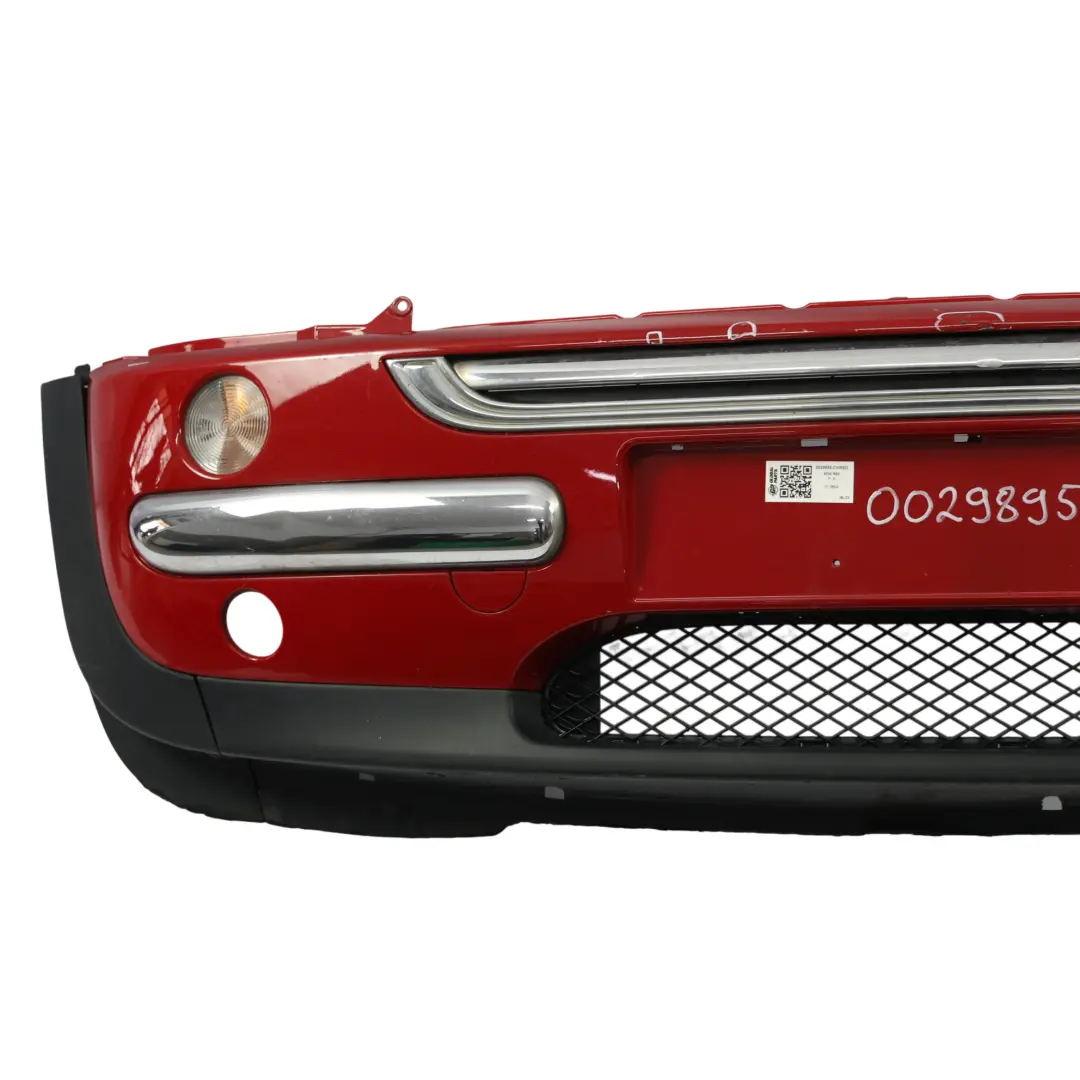 Mini R50 Complete Front Bumper Trim Panel Covering Chili Red - 851 - SKU 0029895-CHRED - Part number 0029895