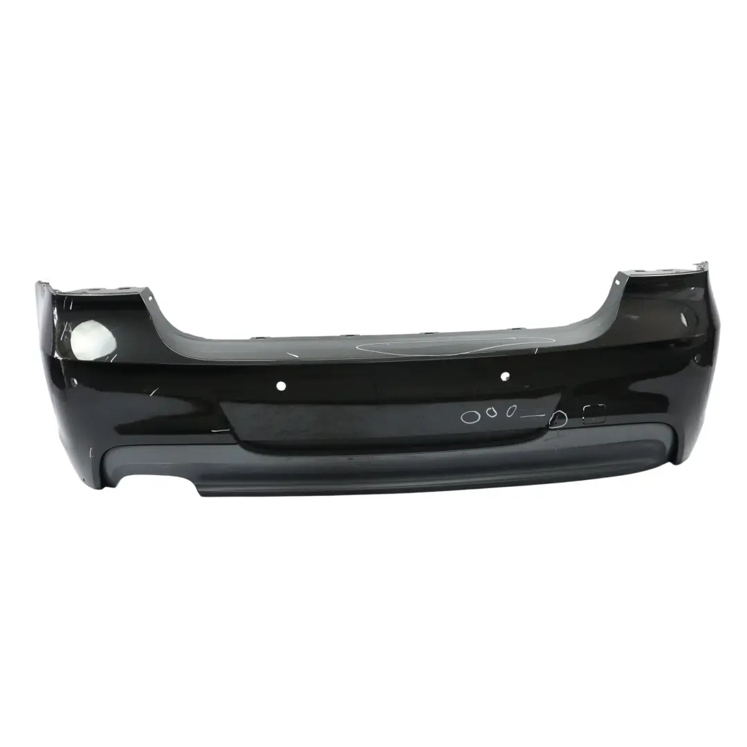 BMW E90 Zderzak Tylny PDC M-Pakiet Black Sapphire Czarny Metalik - 475 - SKU 0033541-BS - Numer Części 0033541