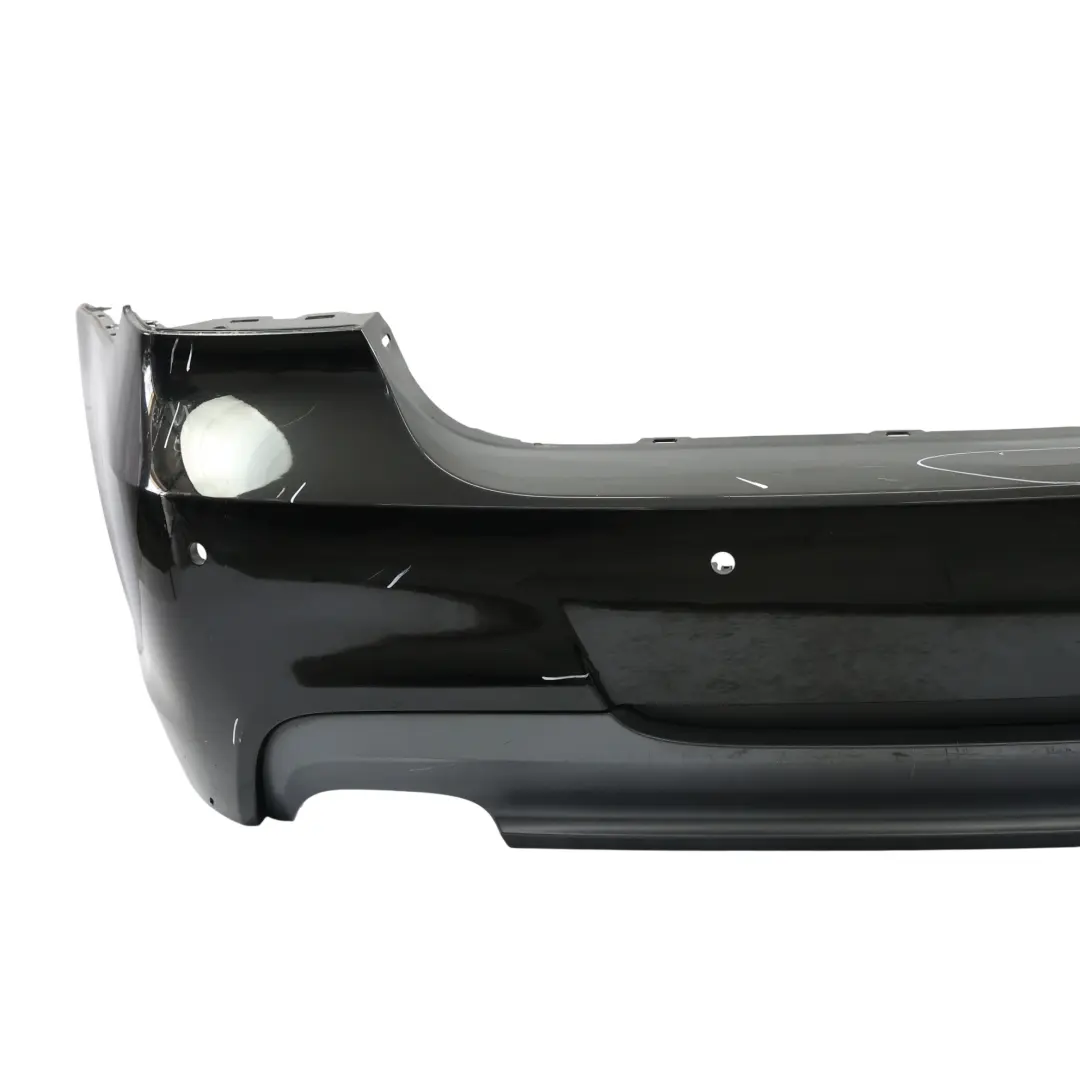 BMW E90 Zderzak Tylny PDC M-Pakiet Black Sapphire Czarny Metalik - 475 - SKU 0033541-BS - Numer Części 0033541