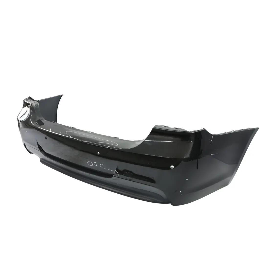 BMW E90 Zderzak Tylny PDC M-Pakiet Black Sapphire Czarny Metalik - 475 - SKU 0033541-BS - Numer Części 0033541