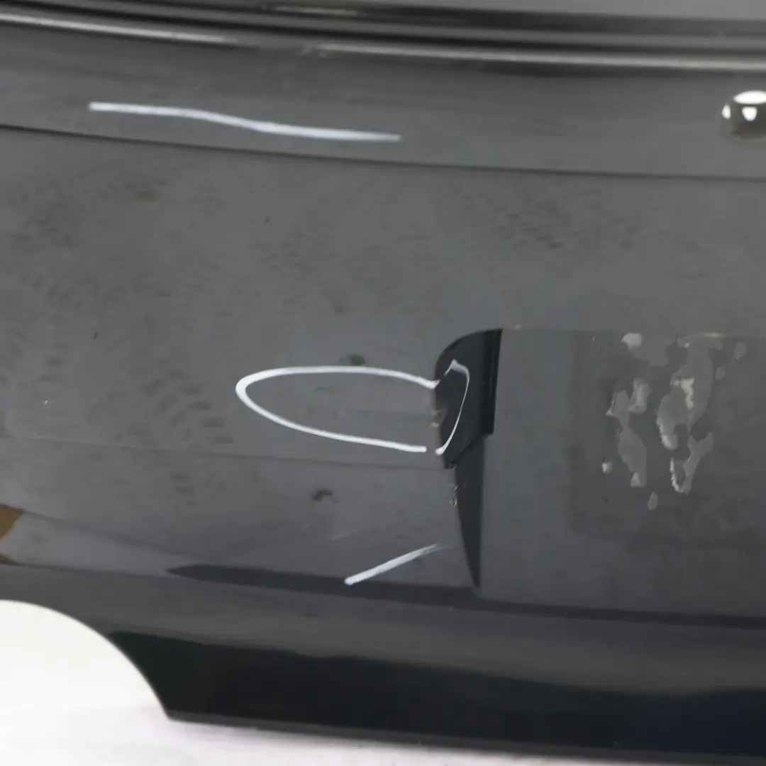 Bumper BMW E81 E87 LCI Trim Panel Black Sapphire Metallic - 475 to Rear with Part number 0035911 Rear Bumper BMW E81 E87 LCI Trim Panel Black Sapphire Metallic - 475 - SKU 0035911-BS1 - Part number 0035911