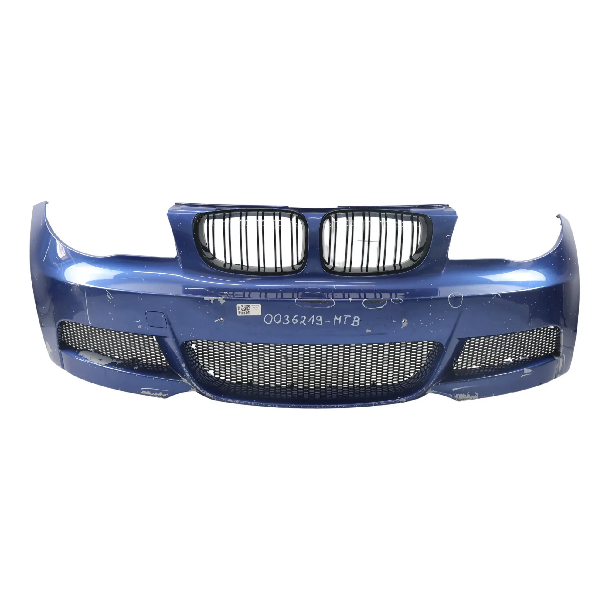 BMW E82 E88 Front Bumper M Sport Trim Panel Montegoblau Metallic - A51