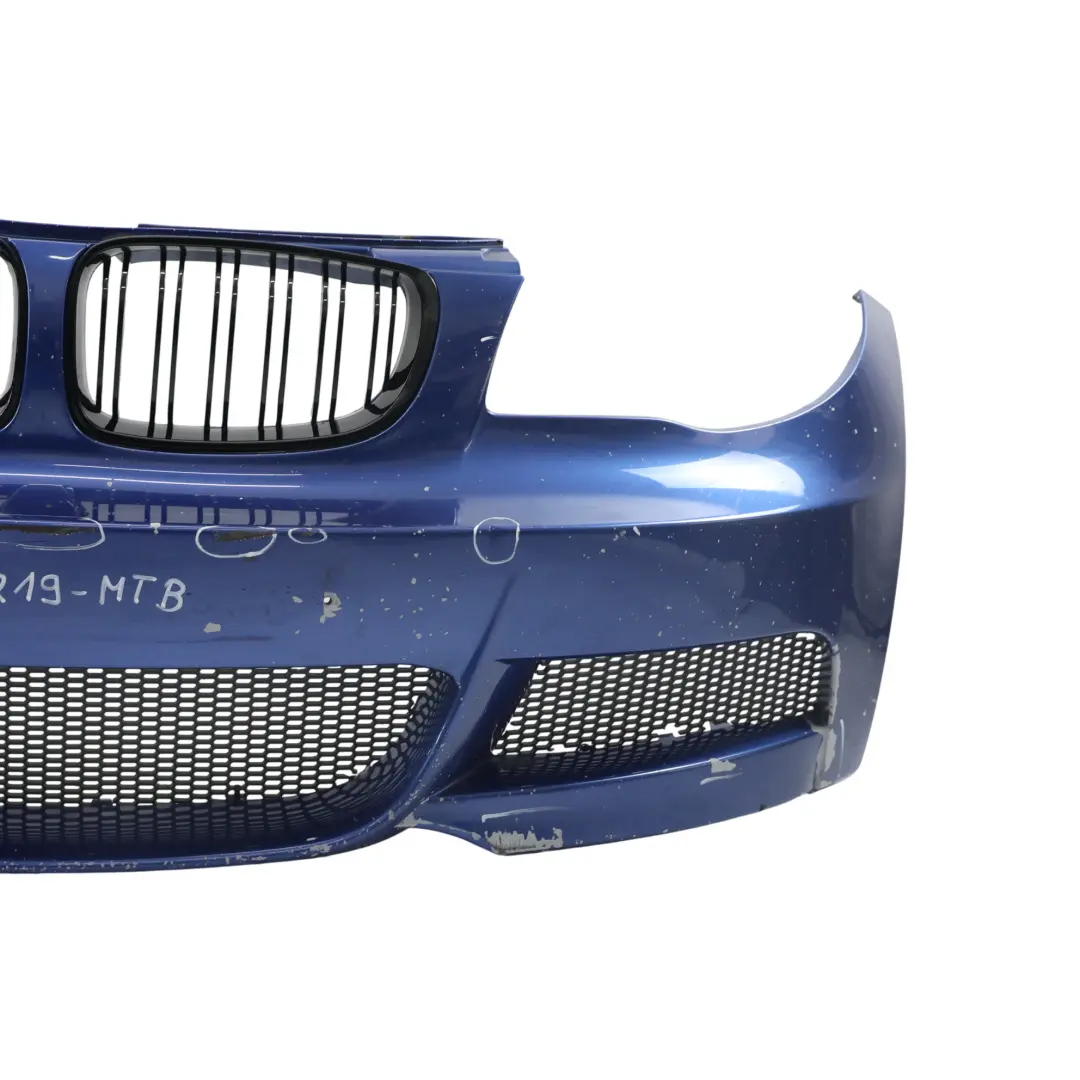 BMW E82 E88 Front Bumper M Sport Trim Panel Montegoblau Metallic - A51 - SKU 0036219-MTB - Part number 0036219
