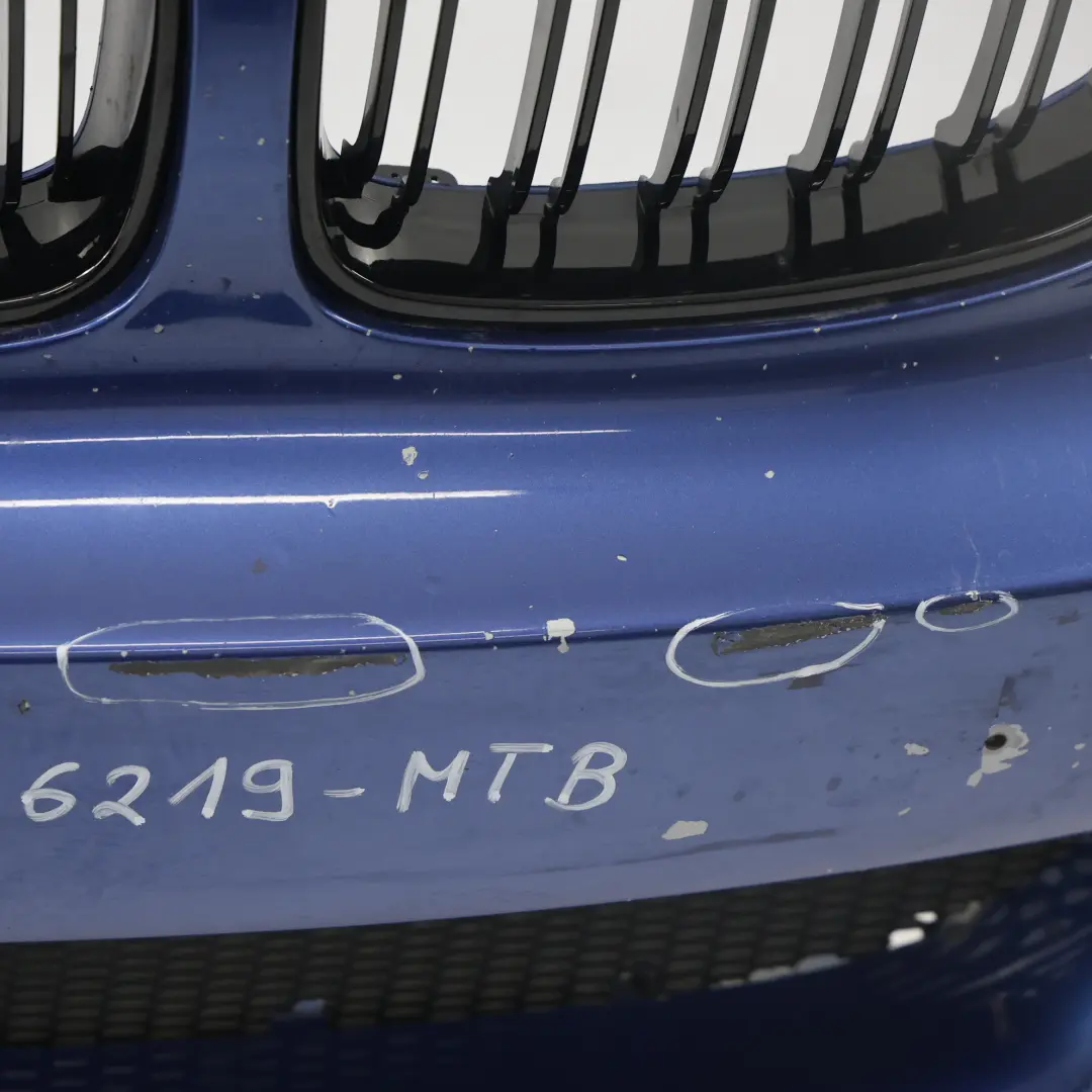 BMW E82 E88 Front Bumper M Sport Trim Panel Montegoblau Metallic - A51 - SKU 0036219-MTB - Part number 0036219