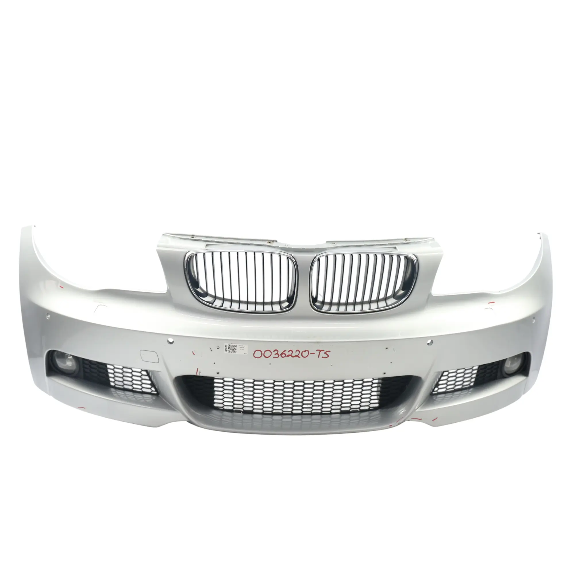 Front Bumper BMW E82 E88 M Sport PDC Trim Panel Titansilber Silver Metallic 354