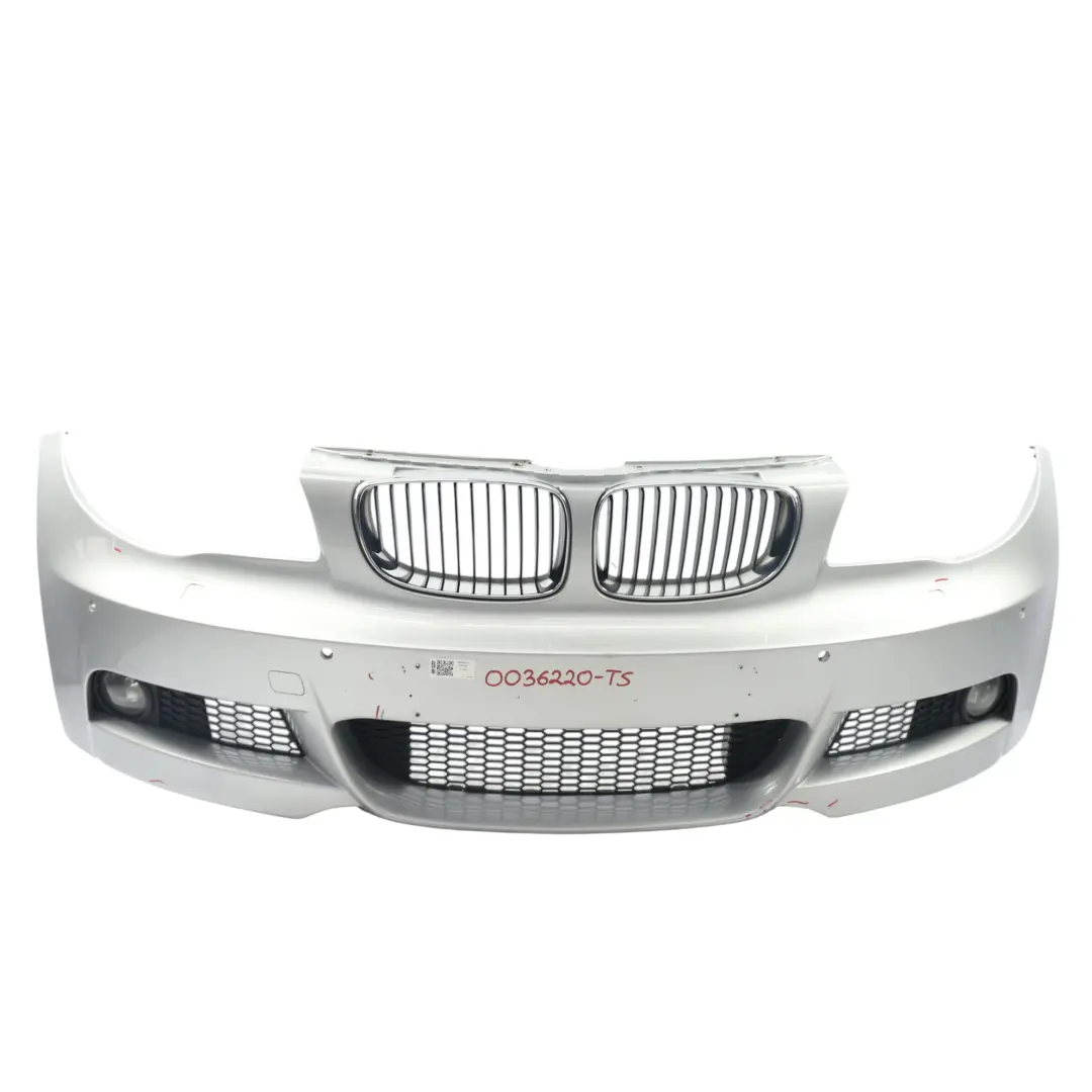 Front Bumper BMW E82 E88 M Sport PDC Trim Panel Titansilber Silver Metallic 354 to with Part number 0036220 Front Bumper BMW E82 E88 M Sport PDC Trim Panel Titansilber Silver Metallic 354 - SKU 0036220-TS - Part number 0036220