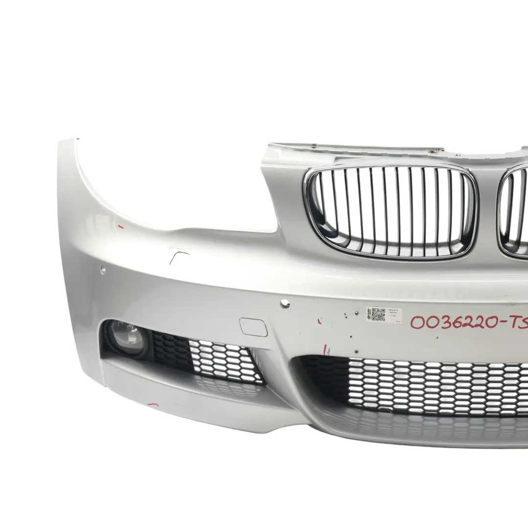 Front Bumper BMW E82 E88 M Sport PDC Trim Panel Titansilber Silver Metallic 354 to with Part number 0036220 Front Bumper BMW E82 E88 M Sport PDC Trim Panel Titansilber Silver Metallic 354 - SKU 0036220-TS - Part number 0036220