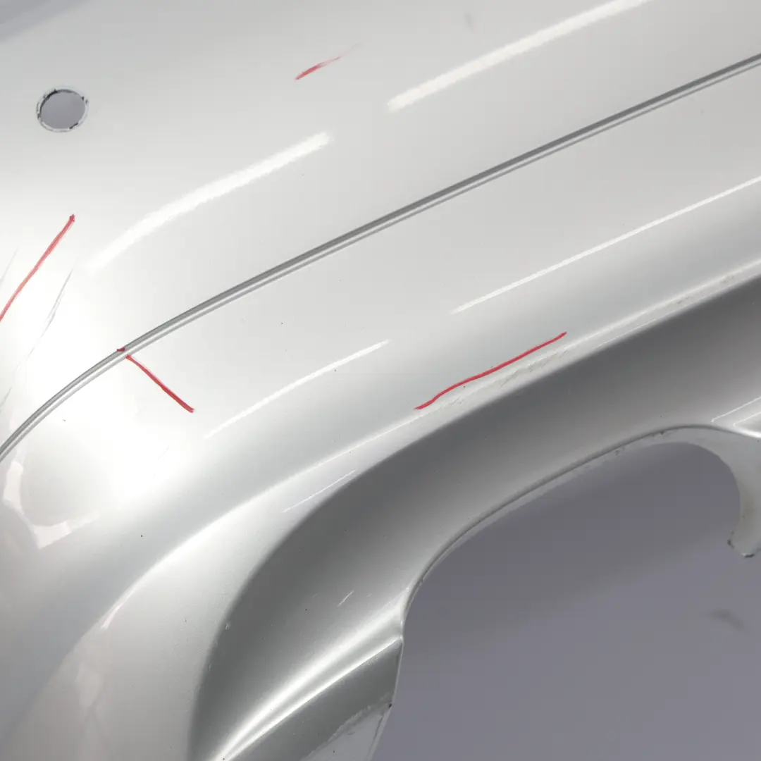 Lift Rear Bumper Trim Panel PDC Titansilber Silver - 354 to BMW E90 LCI with Part number 36875 BMW E90 LCI Lift Rear Bumper Trim Panel PDC Titansilber Silver - 354 - SKU 0036875-TS - Part number 36875