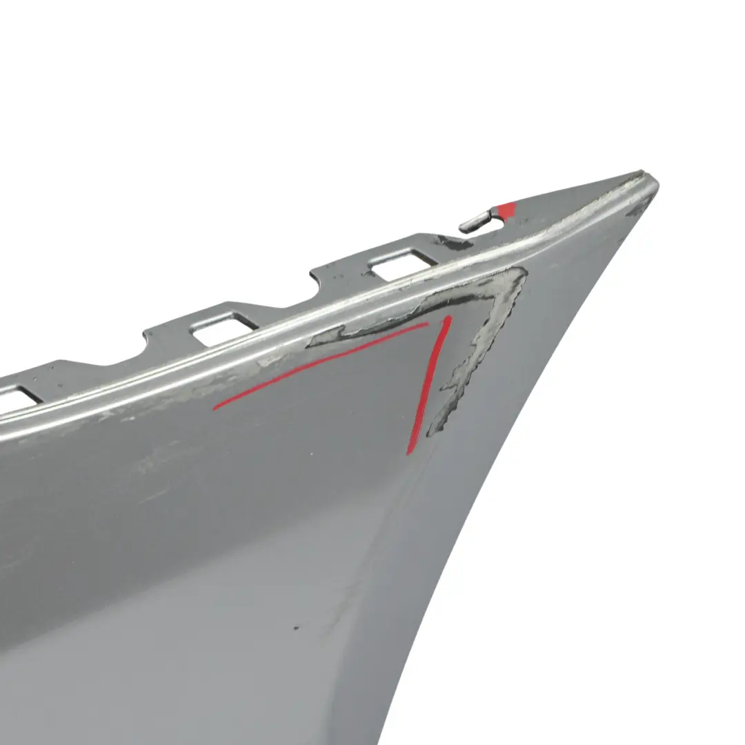 BMW E60 E61 Front Bumper Trim Panel Silbergrau Grey Metallic - A08 - SKU 0149246-SBG - Part number 0149246