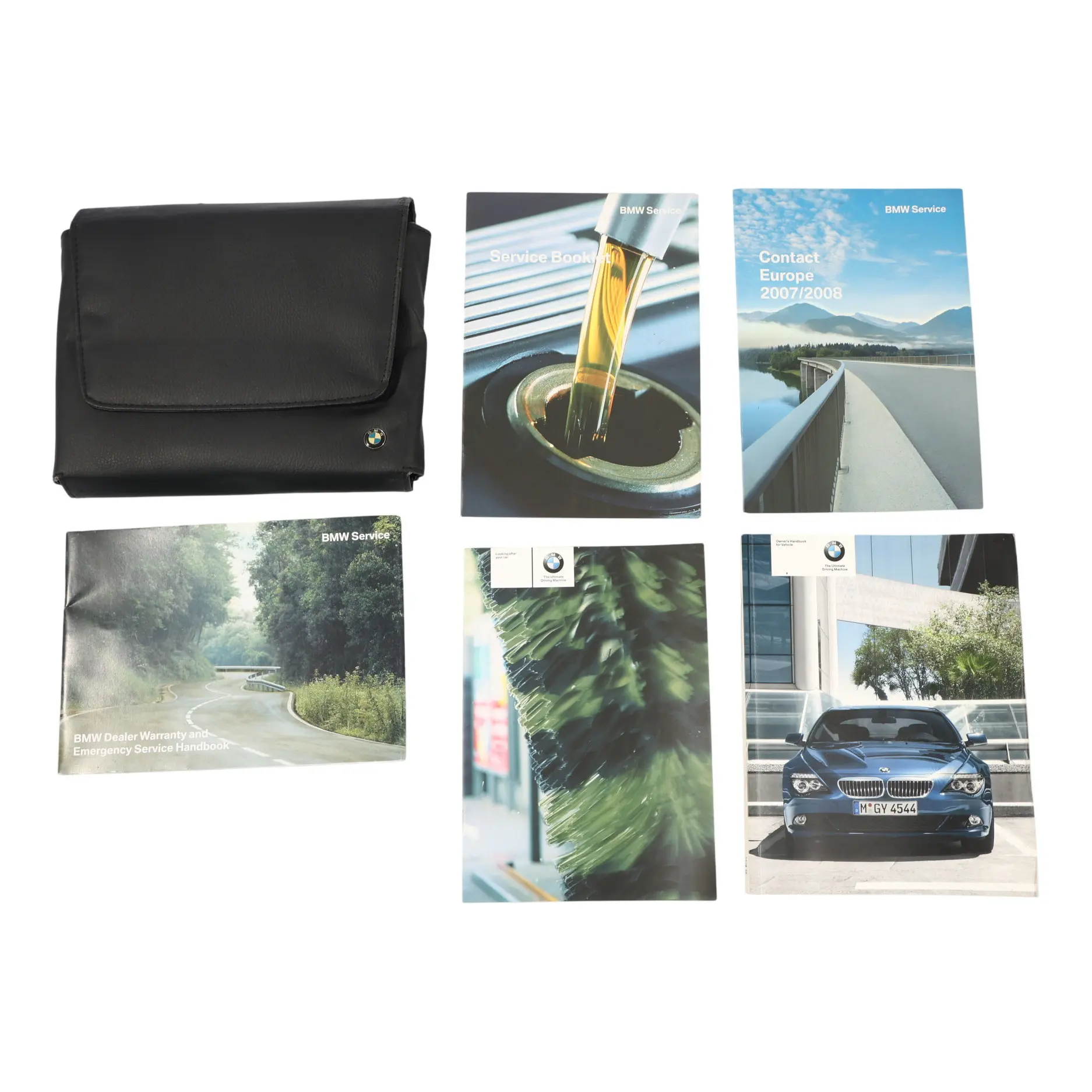 BMW 5 6 Series 1 E60 E61 E63 E64 Service Booklet Book 0158625