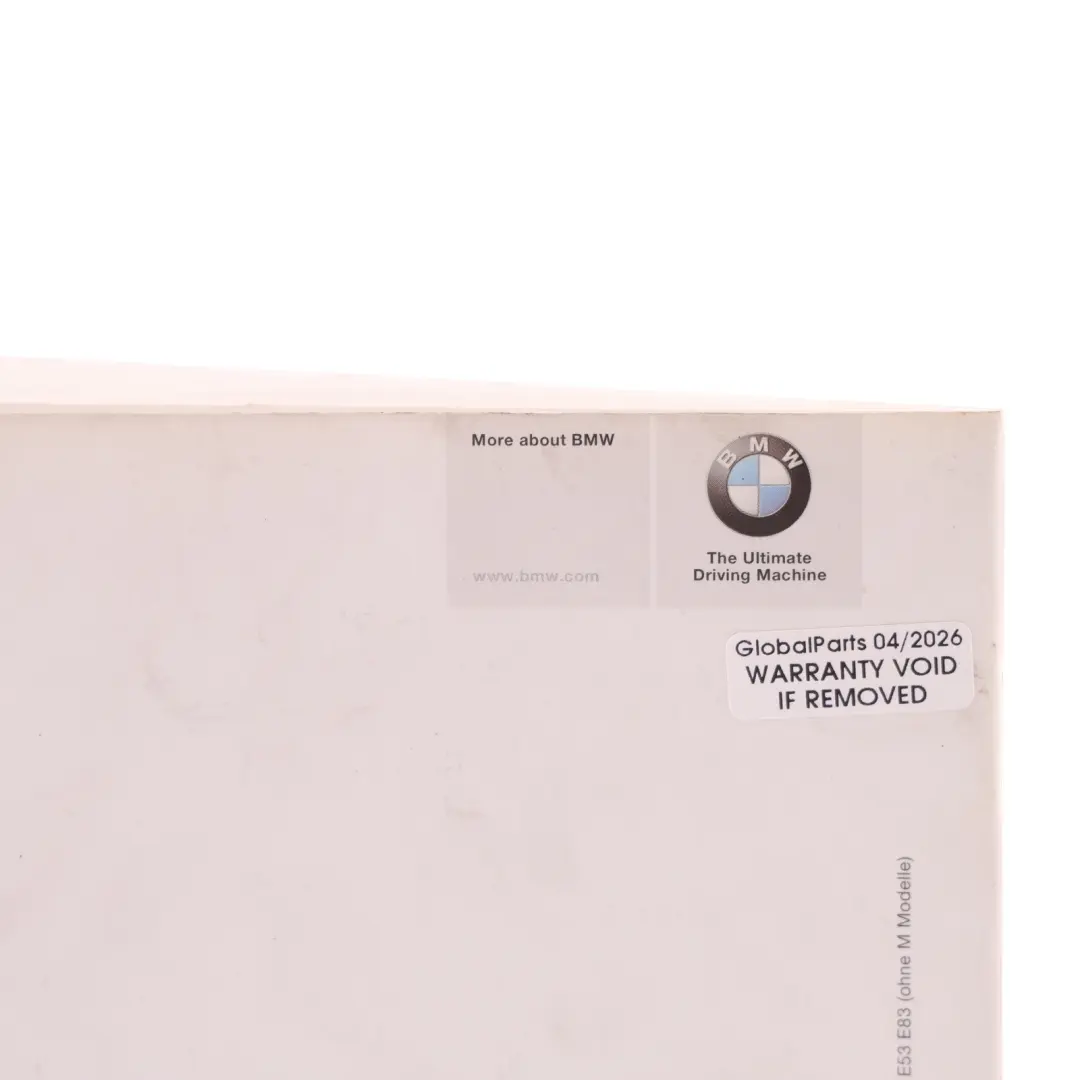 BMW E46 E53 E83 E85 Service Booklet Owner's Handbook - SKU 0159362 - Part number 0159362