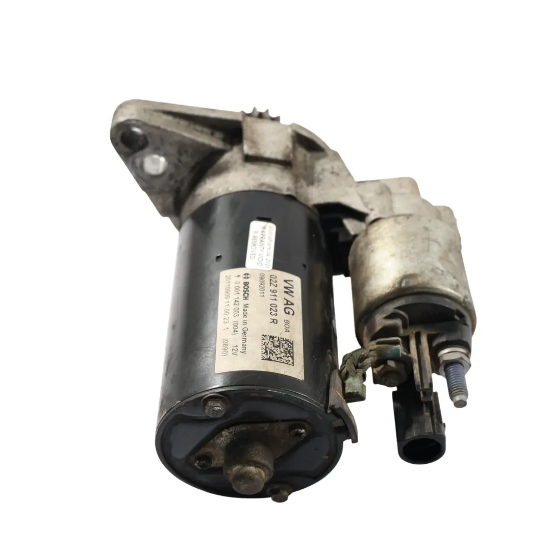 Audi A3 8P VW Golf 5k Starter Motor 1.4 TFSI CAXC Petrol 0001142003 - SKU 02Z911023R - Part number 02Z911023R