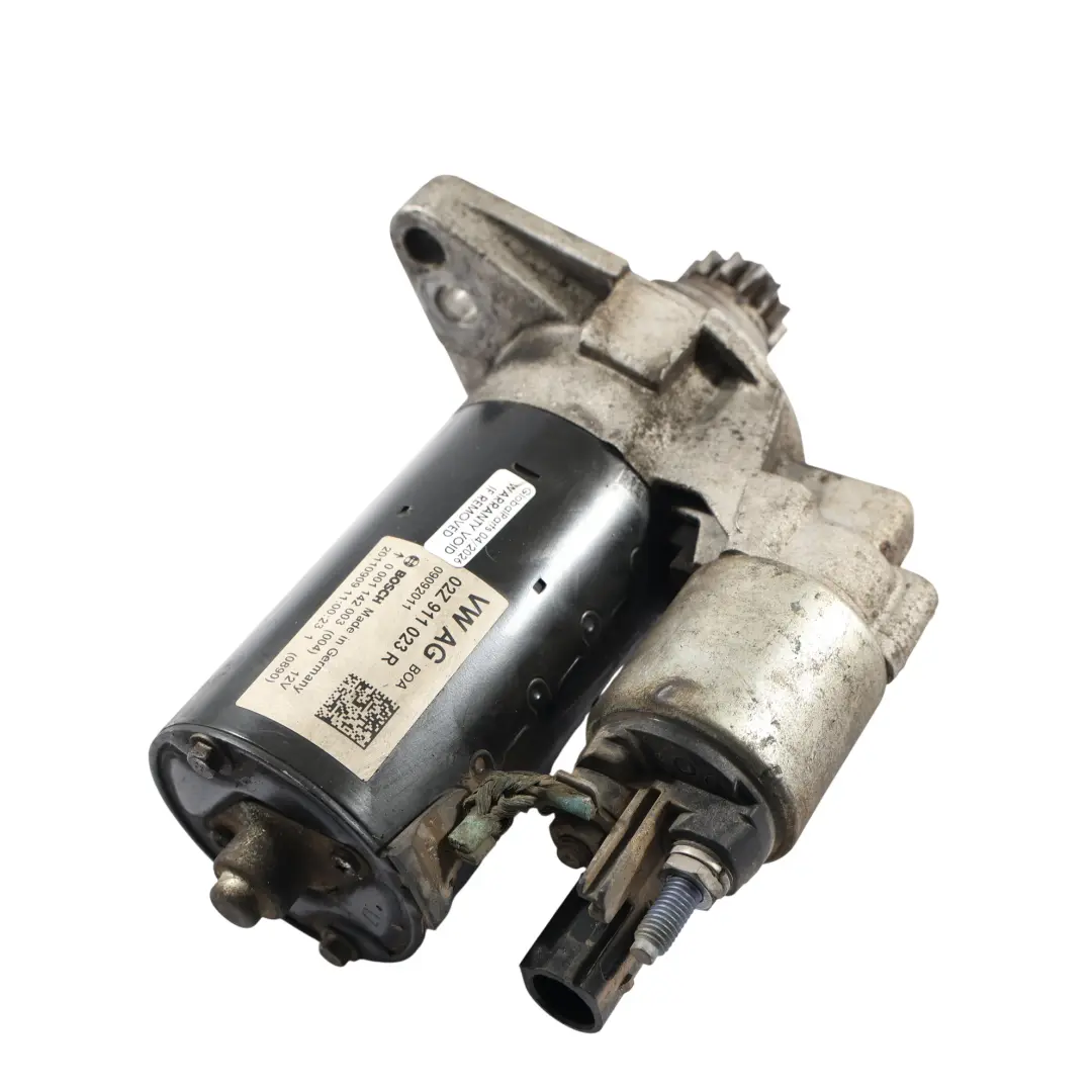 Audi A3 8P VW Golf 5k Motor Arranque 1.4 TFSI CAXC Gasolina - SKU 02Z911023R - Número de pieza 02Z911023R
