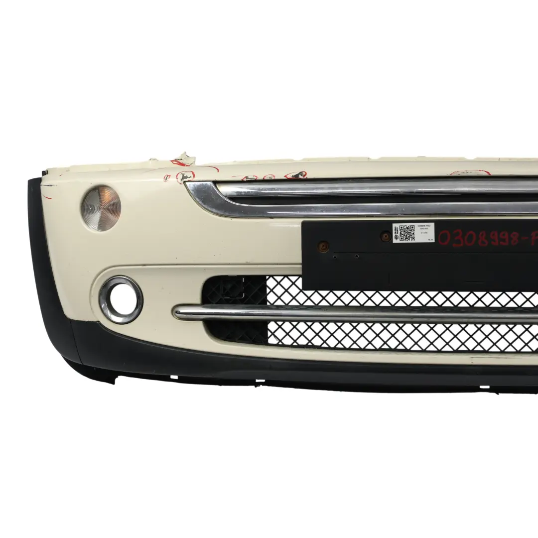 Mini R50 R52 Cabrio Parachoques Delantero Completo Pepper White - 850 - SKU 0308998-PW2 - Número de pieza 0308998