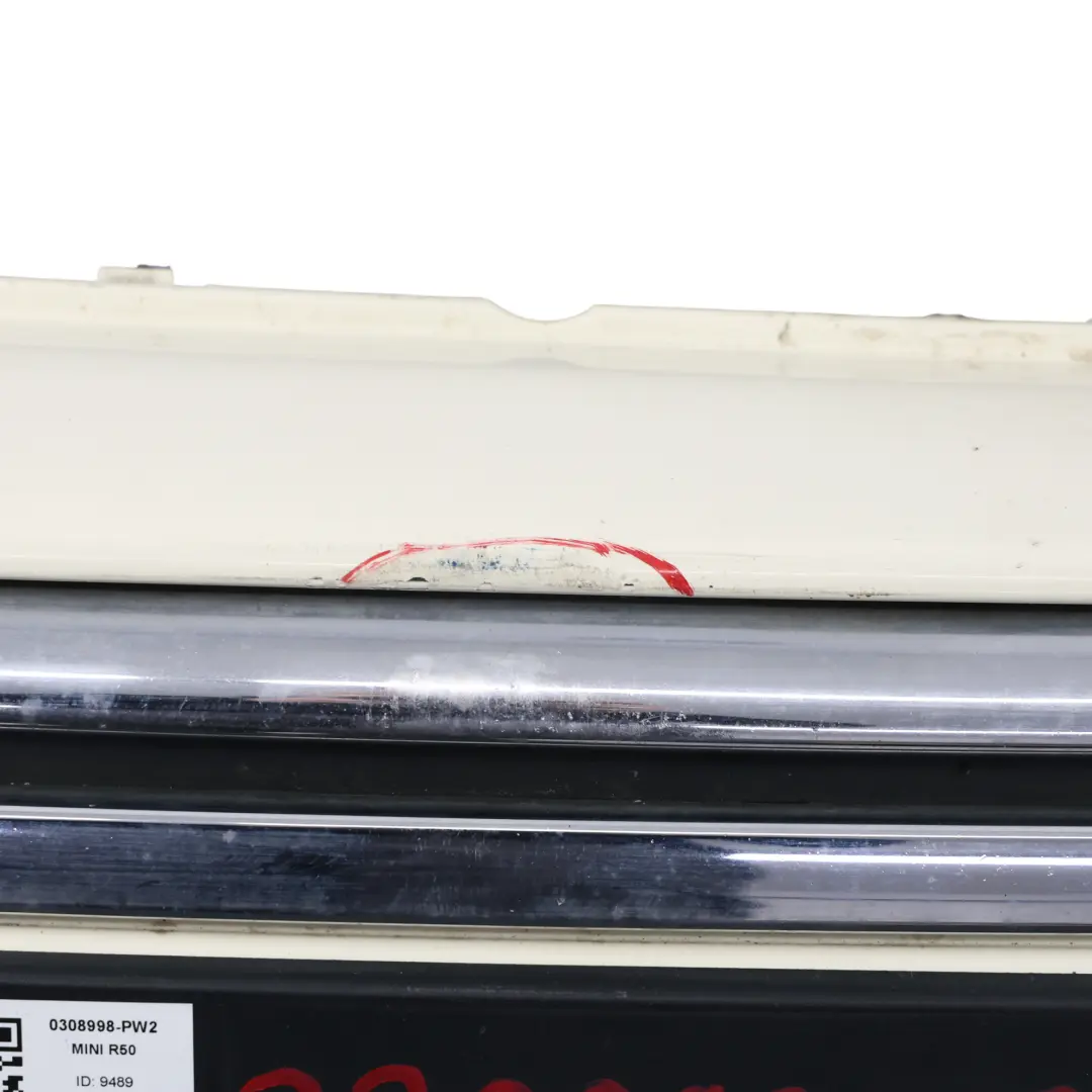 Mini R50 R52 Front Bumper Complete Panel Pepper White - 850 - SKU 0308998-PW2 - Part number 0308998