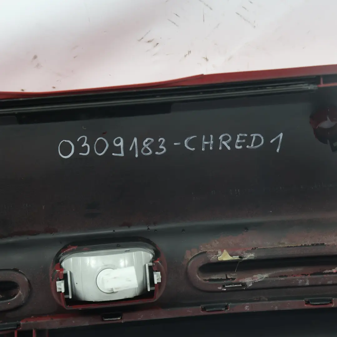 Mini R52 Rear Bumper Cabrio Complete PDC Trim Panel Chili Red - 851 - SKU 0309183-CHRED1 - Part number 0309183