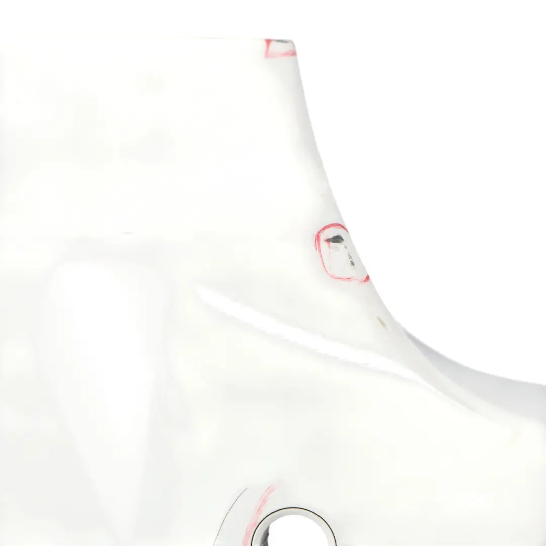 BMW E61 Touring M Sport Rear Bumper Panel PDC Alpinweiss 3 - 300 - SKU 0394703-AW - Part number 0394703