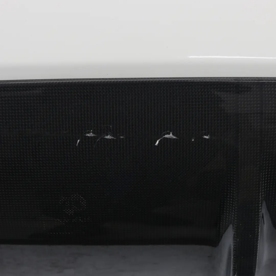 BMW E61 Touring M Sport Rear Bumper Panel PDC Alpinweiss 3 - 300 - SKU 0394703-AW - Part number 0394703