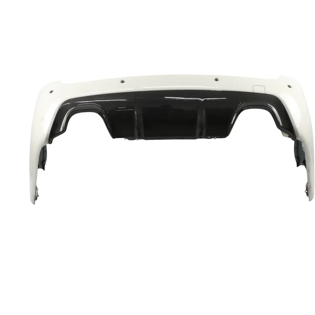 BMW E61 Touring M Sport Rear Bumper Panel PDC Alpinweiss 3 - 300 - SKU 0394703-AW - Part number 0394703