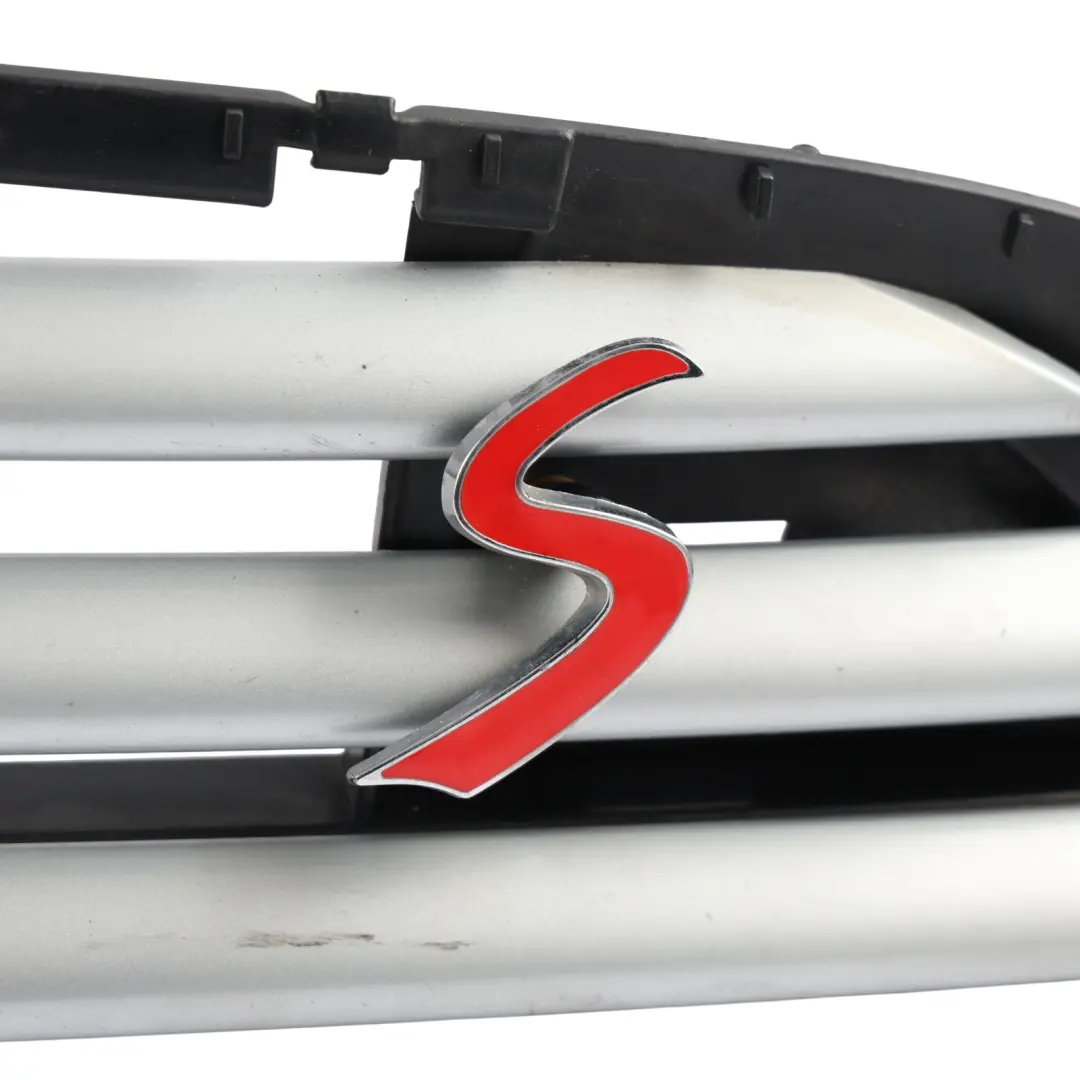 Griglia Inferiore Paraurti Anteriore Argento Puro 900 1490376 per Mini Cooper S R53 con numero di parte 0395839 Mini Cooper S R53 Griglia Inferiore Paraurti Anteriore Argento Puro 900 1490376 - SKU 0395839-PS - Numero di parte 0395839