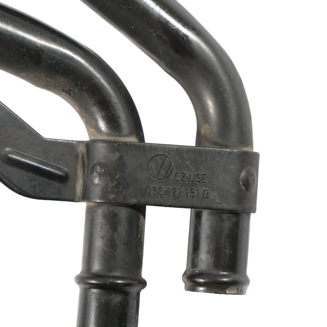Mk6 Sharan 7N Water Coolant Pipe Hose 1.4 TSI to Audi A3 8P VW Jetta with Part number 03C121151D Audi A3 8P VW Jetta Mk6 Sharan 7N Water Coolant Pipe Hose 1.4 TSI - SKU 03C121151D - Part number 03C121151D