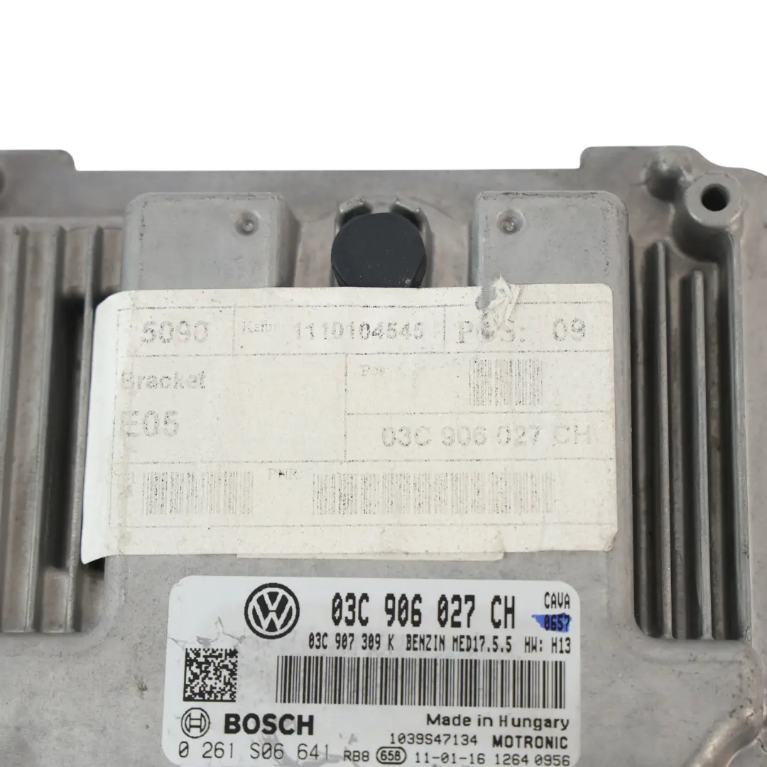 7N 1.4 TSI CAVA Engine Control Unit ECU Automatic to Volkswagen Sharan with Part number 03C906027CH Volkswagen Sharan 7N 1.4 TSI CAVA Engine Control Unit ECU Automatic - SKU 03C906027CH - Part number 03C906027CH
