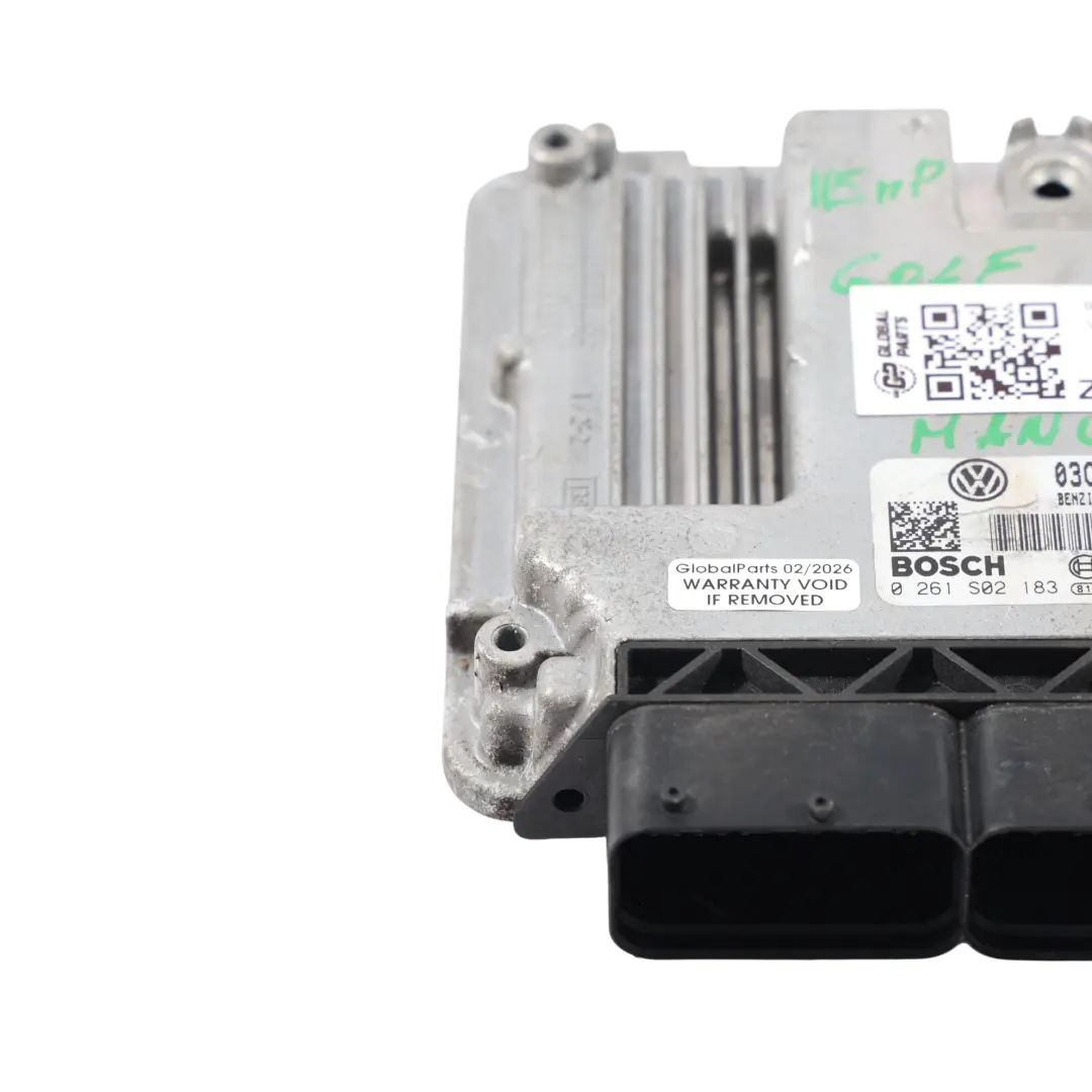 Mk5 1.6 FSI BLF 115HP Motor Steuergerät ECU Manuell für Volkswagen Golf mit Teilenummer 03C906056CG Volkswagen Golf Mk5 1.6 FSI BLF 115HP Motor Steuergerät ECU Manuell - SKU 03C906056CG - Teilenummer 03C906056CG