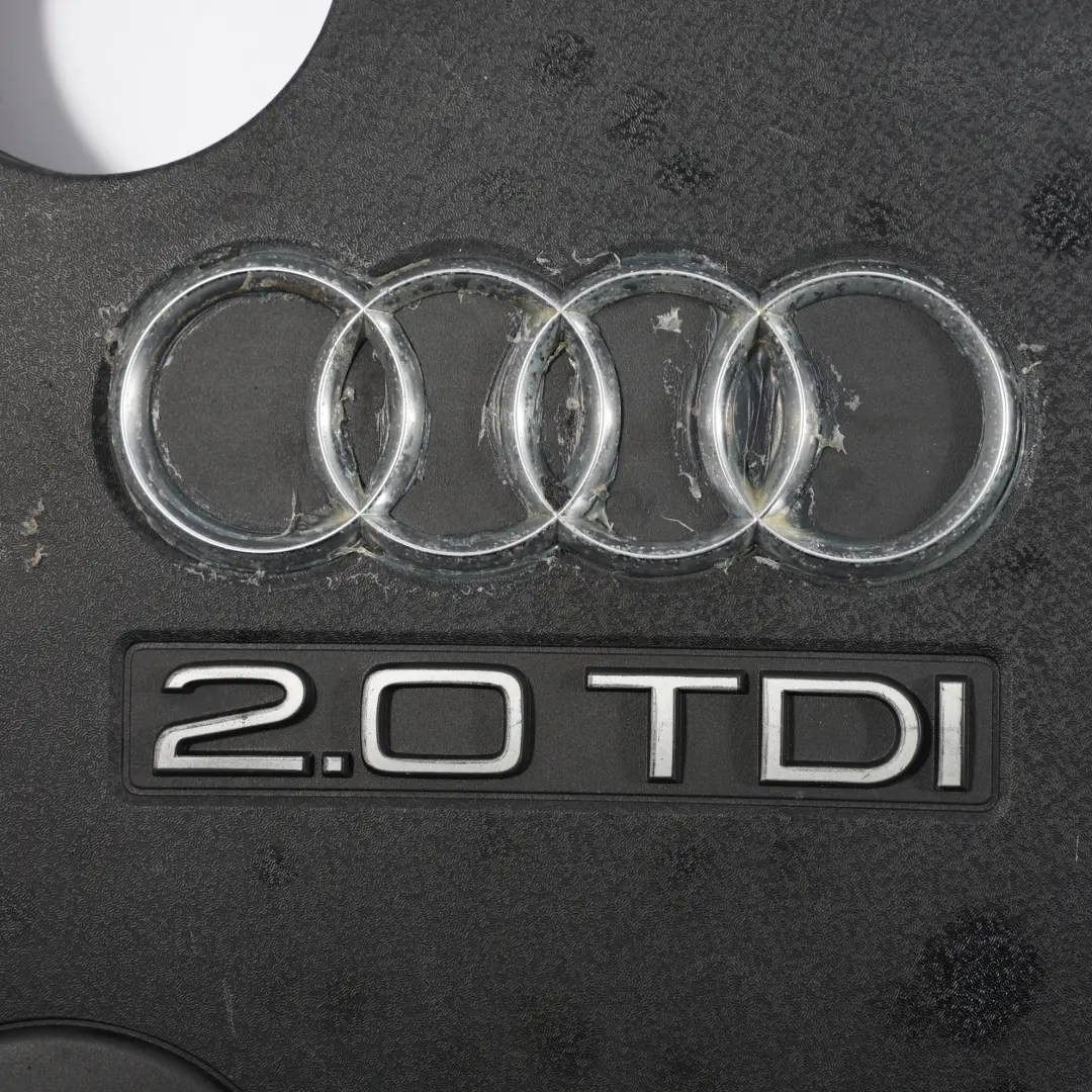 Audi A4 B7 2.0 TDI Isolation du capot du moteur Capot supérieur noir - SKU 03G103925AS - Numéro de pièce 03G103925AS